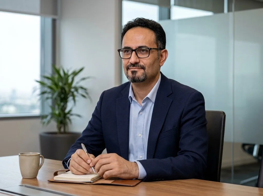Mehdi Nejadrasouli in an organizational leadership setting